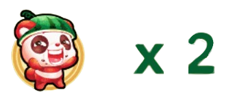 Two Pandas Mixed Symbol